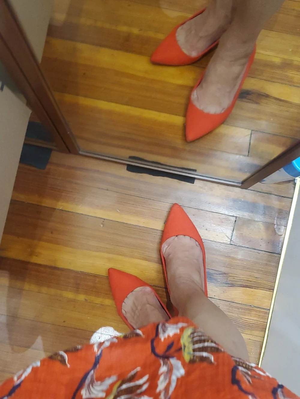 Faux Suede Kitten Heel